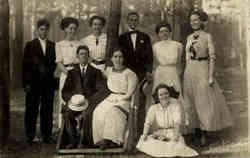 Family Portrait - Kalamazoo MI Postcard