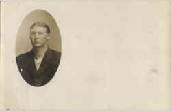 Small Portrait of a Man Postcard