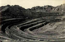 Open Pit Mine Postcard