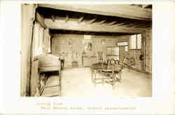 Living Room Paul Revere House Postcard