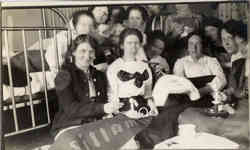 Group of College Sorority Girls - Willamette University Postcard