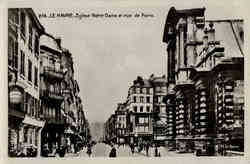 Le Havre Eglise Notre Dame Postcard
