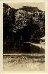 "Call of the Canyon" Swimming Pool Postcard