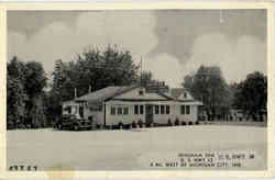 Gingham Inn US Highway 20 Postcard
