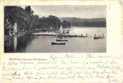 Boat Livery on Chautauqua Lake Postcard