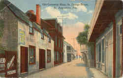 Old Curiosity Shop, St. George Street Postcard
