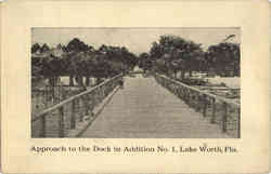 Approach to the Dock Postcard