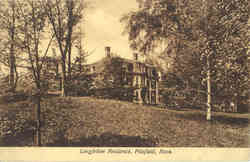 Longfellow Residence Postcard