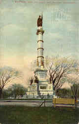 Soldiers and Sailors Monument Postcard