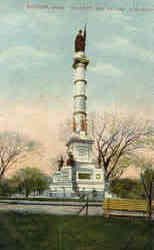 Soldiers and Sailors' Monument Postcard