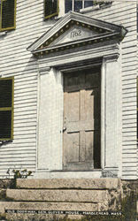 Old Doorway, Gen. Glover House Postcard