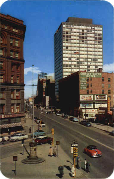 Looking north on Broadway Denver Colorado
