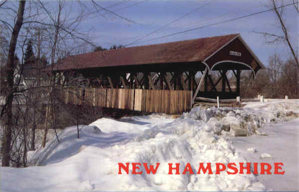 Mechanic Street Covered Bridge Lancaster New Hampshire