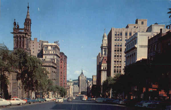 View Down State Street Albany New York