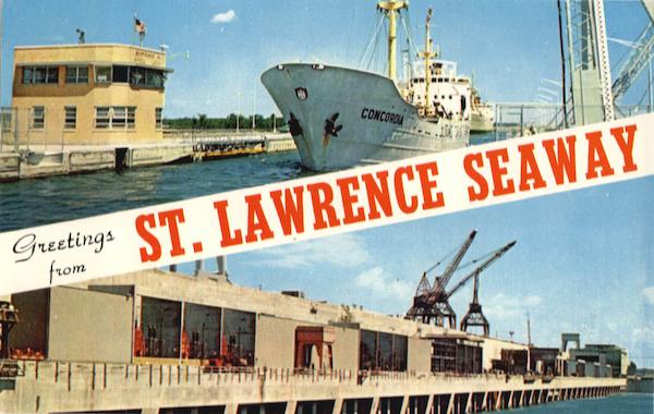 Greetings from St. Lawrence Seaway Boats, Ships