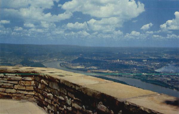 View of Chattanooga Tennessee