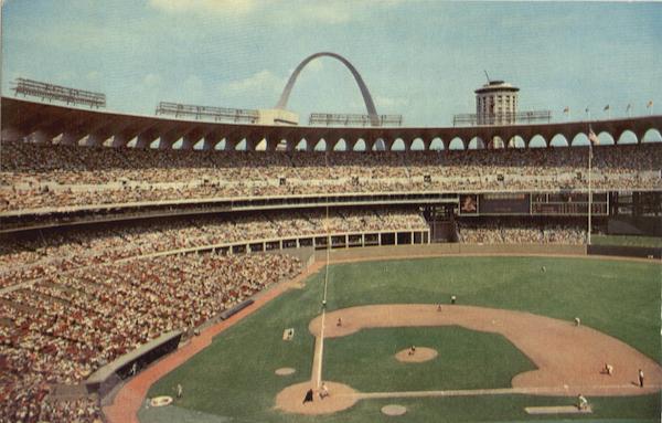 Gateway Arch Busch Memorial Stadium St. Louis Missouri