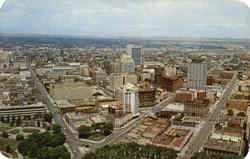 Air View of Denver Colorado Postcard Postcard