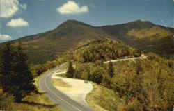 Mount Mitchell Intersection on Blue Ridge Parkway Postcard