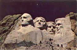 Mount Rushmore Black Hills, SD Postcard Postcard