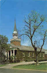 Central Presbyterian Church, Center Street Geneseo, NY Postcard 