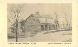 Miner Grant General Store Postcard