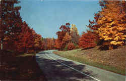 Fall in Full Color Great Barrington, MA Postcard Postcard