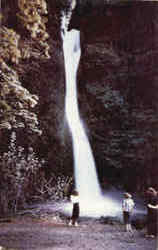 Horsetail Falls Columbia River Highway, OR Postcard Postcard