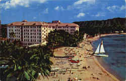 Moana Hotel Waikiki, HI Postcard Postcard