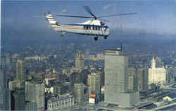 Chicago Helicopter Airways Postcard