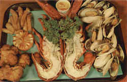 Johnson's Hummocks Sea Food Restaurant, 245 Allens Avenue Postcard