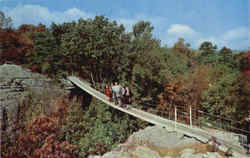 Swing-Along Bridge Lookout Mountain Chattanooga, TN Postcard Postcard