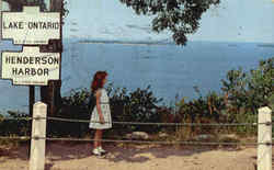 Lake Ontario Henderson Harbor, NY Postcard Postcard