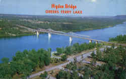 Higden Bridge Green Ferry Lake, AR Postcard Postcard