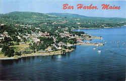 The Water Front Bar Harbor, ME Postcard Postcard