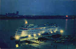 SS Admiral, Foot of Washington Ave Postcard