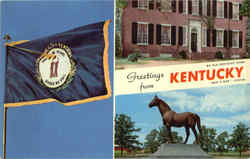 Greetings From Kentucky Postcard