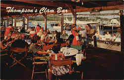 Thompson's Clam Bar Harwich Port, MA Postcard Postcard