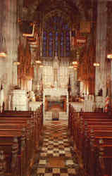 Interior Washington Memorial Chapel Postcard