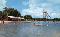 Recreation and Picnic area on Lake Eva Haines City, FL Postcard Postcard