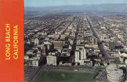 Looking North over metropolitan downtown Postcard