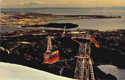 Grouse Mountain Skyride Panorama Postcard