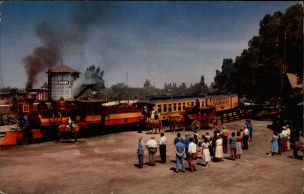 Knott's Berry Farm - Meeting The Stage Coach Buena Park California