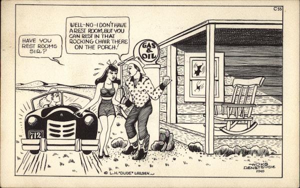 Dude Larsen Card Comic, Funny