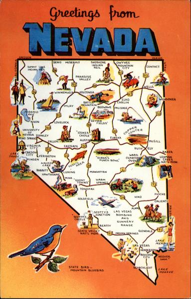 Greetings from Nevada Maps