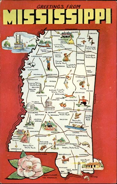 Greetings from Mississippi Maps