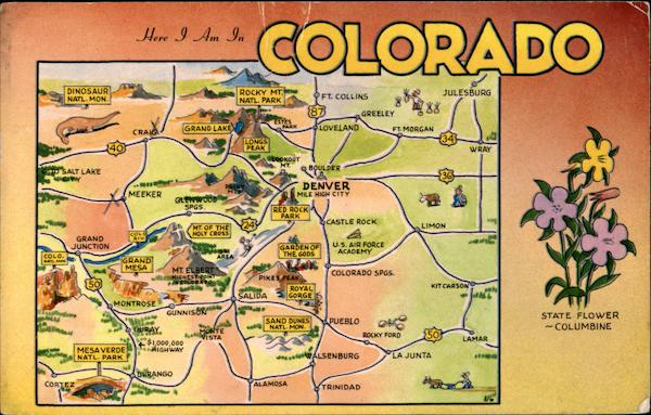 Here I am in Colorado Maps