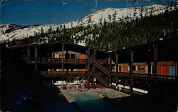 Silver Skis Chalet Postcard