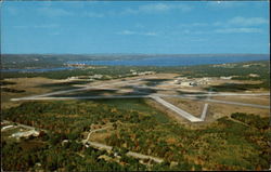 Aerial View of the Cherry Capitol Airport Traverse City, MI Postcard Postcard