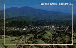 Panoramic View of Walnut Creek and Mt. Diablo Postcard